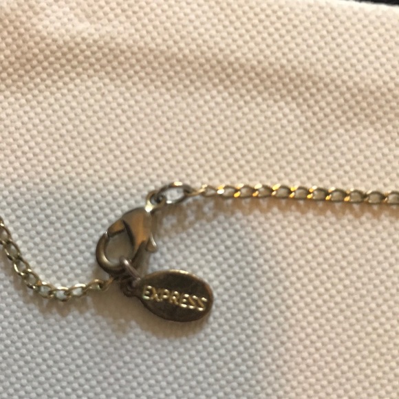 Gold and black rhinestone layering necklace - Picture 5 of 5